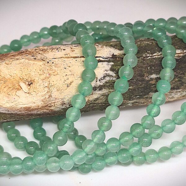 Grüner Aventurin-Stretcharmband 4mm-Natürlich & zeitlos